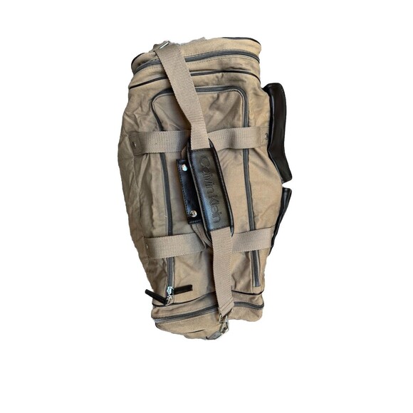 Calvin Klein Extra Large Duffle Bag Vintage Canvas Original Weekend Travel Bag - Picture 6 of 16